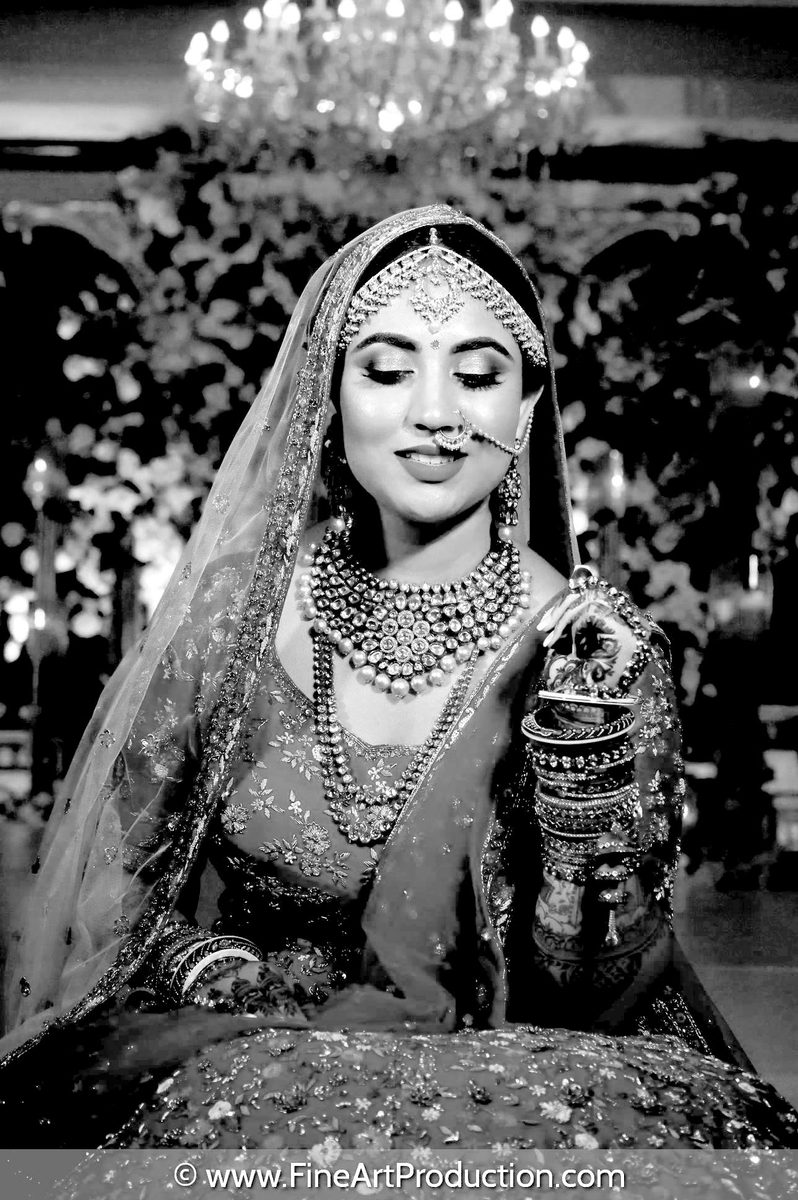 Indian bride portrait