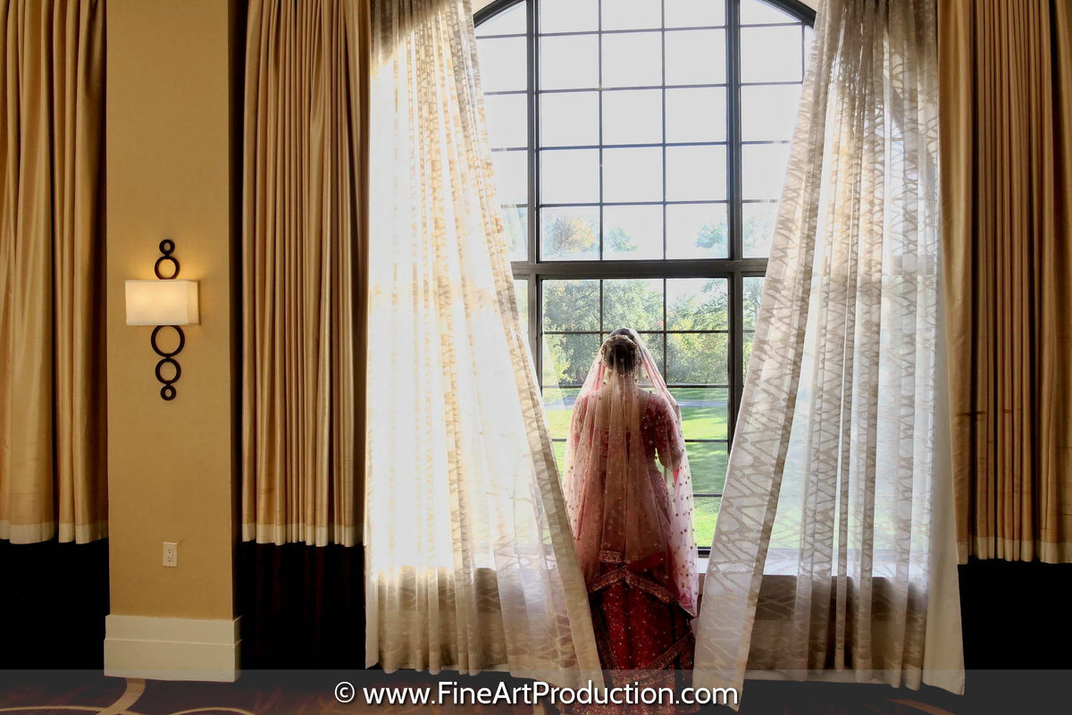 Indian bride portrait — Indian wedding photography by Fine Art Production