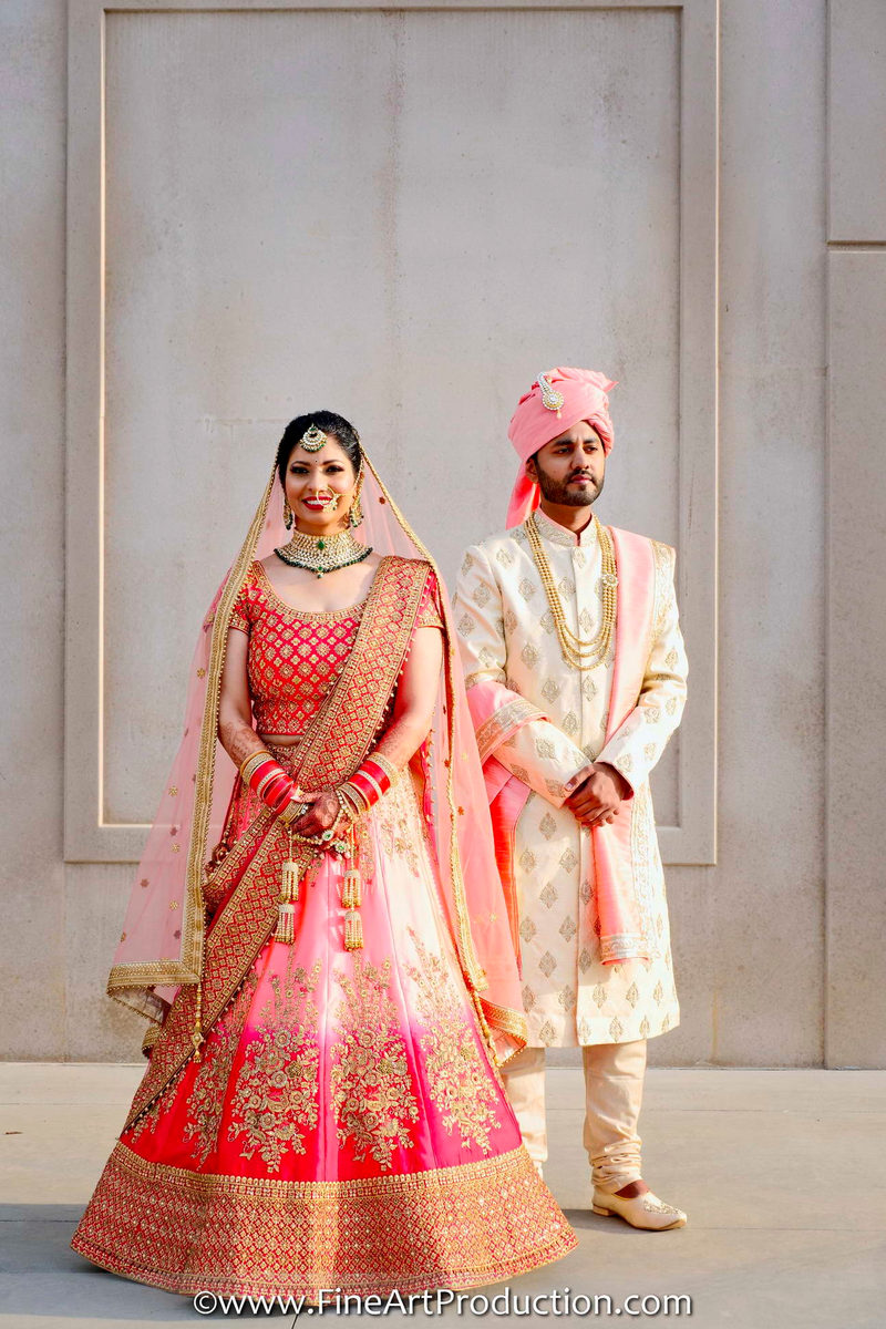 Editorial wedding photograph