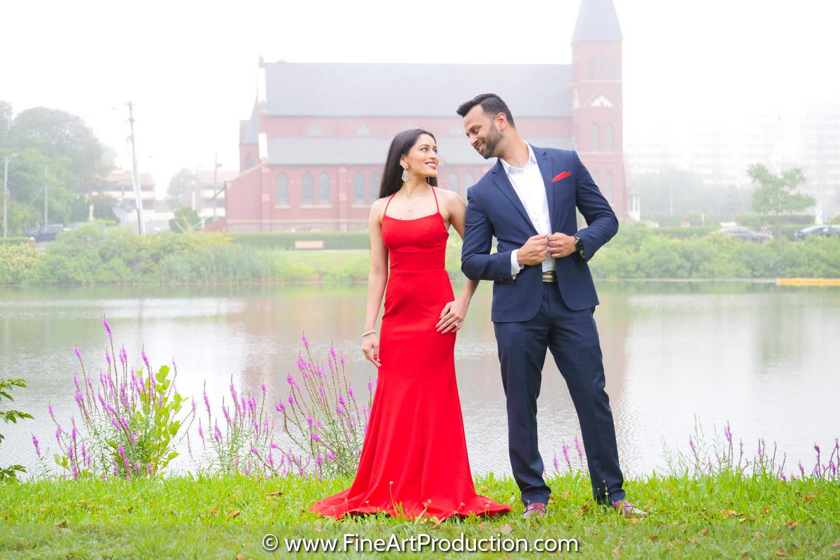 Pre-wedding engagement session — Indian wedding photography by Fine Art Production