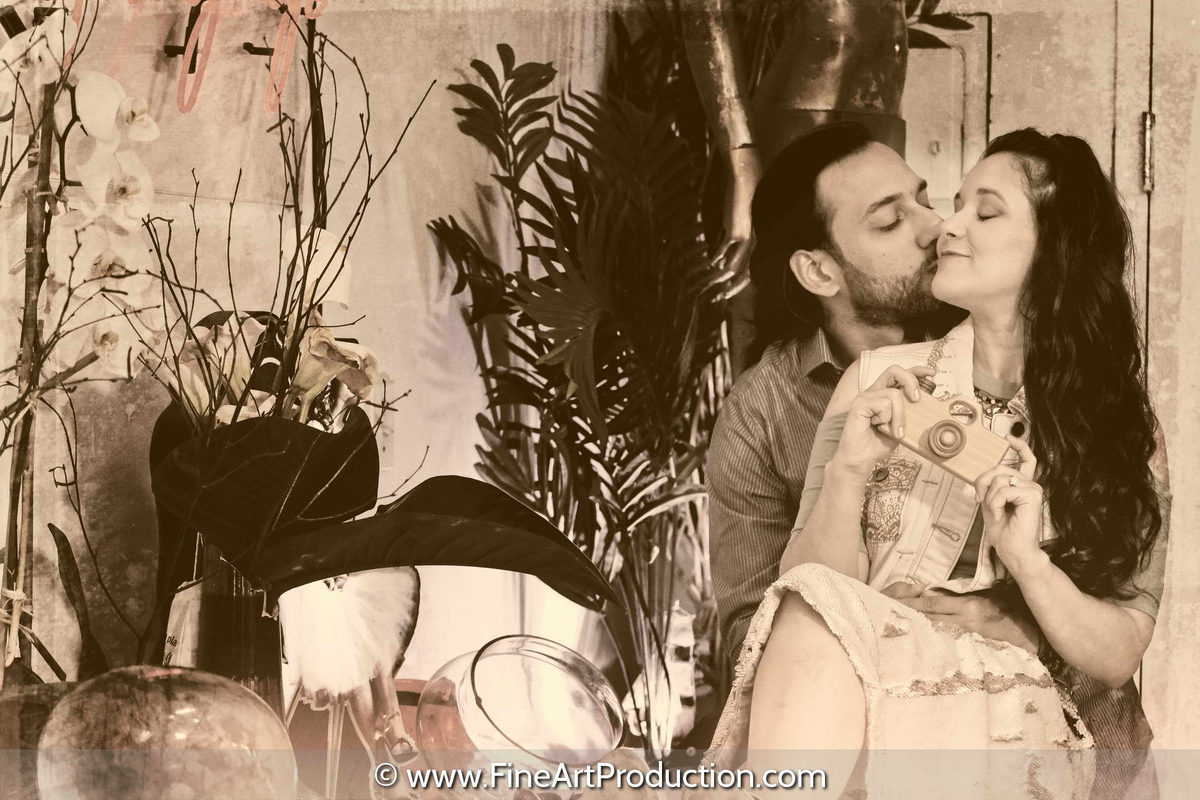 Pre-wedding engagement session — Indian wedding photography by Fine Art Production